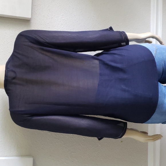 CADIE Navy Blue Cover-Up Swim Size XL - Picture 2 of 6